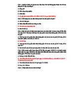 Trắc nghiệm SHTT - Đáp án và Chỉnh sửa Chi Tiết cho Sinh Viên