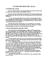 TỔ CHỨC LIÊN MINH CHÂU ÂU (EU): SƠ LƯỢC VÀ VAI TRÒ TOÀN CẦU