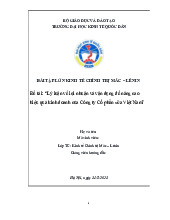 Lý luận về giá trị thặng dư - Kinh tế Chính trị Mác-Lê Nin (KTCT01) | Đại học kinh tế quốc dân NEU