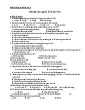 Bài tập các nguyên tố nhóm VIA | Hóa học 1