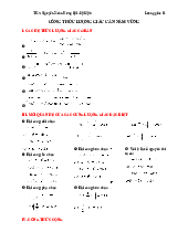 Công thức Lượng giác Toán 11