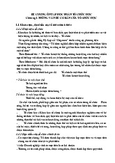 Đề cương ôn tập tổ chức học | Môn Xã hội học đại cương - Học viện Hành chính Quốc gia