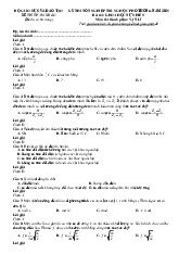 Đề tham khảo môn Vật lí tốt nghiệp THPT 2024 Bộ GD&ĐT Giải chi tiết