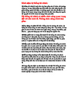 Lý-thuyết - Tổng quan về Hệ thống Tài chính và Thị trường Tài chính