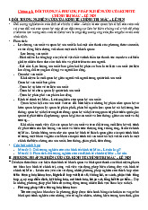 Đề cương ôn tập cuối kỳ Môn Kinh tế chính trị | Trường Đại học Luật Hà Nội