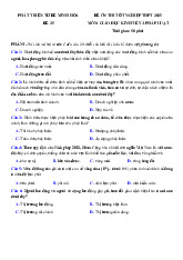 Đề thi thử tốt nghiệp THPT 2025 môn Giáo dục Kinh tế và Pháp luật bám sát đề minh họa - Đề 35