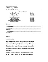 Bài tập nhóm thảo luận Chương 3&4 | Kinh tế chính trị Mác - Lênin | Đại học Tôn Đức Thắng