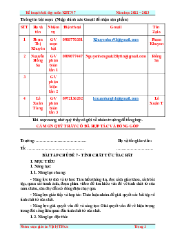 Giáo án Khoa học tự nhiên 7 Vật lí Bài tập Chủ đề 7: Tính chất từ của chất | Cánh diều