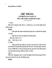 Câu hỏi ôn tập và đáp án  môn Chủ nghĩa xã hội khoa học | Học viện Ngân hàng