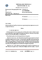 Bài thi học phần: Phương pháp nghiên cứu khoa học - Mã số 39 | Trường Đại học Thương Mại