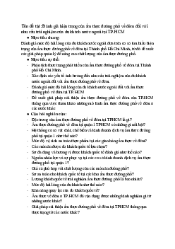 Tìm hiểu về đề tài nghiên cứu | Phương pháp nghiên cứu khóa học | Đại học Khoa học Xã hội và Nhân văn, Đại học Quốc gia Thành phố HCM