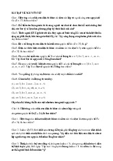 Bài tập về Nguyên tử môn Hoá đại cương | Trường Đại học Hồng Đức