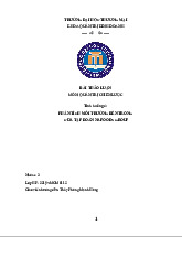 Phân tích môi trường bên trong của tập đoàn Nafoods Group | Bài thảo luận Quản trị Chiến lược