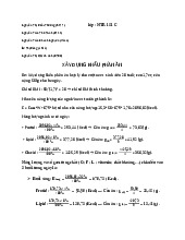 Bài tập Xây dựng  khẩu phần |  Đại học Kinh tế Thành phố Hồ Chí Minh