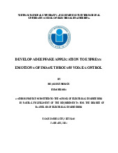 Develop a deepfake application to express emotions  Of image through voice control  | Bài báo cáo học phần Computer Science | Trường Đại học Quốc tế, Đại học Quốc gia Thành phố Hồ Chí Minh