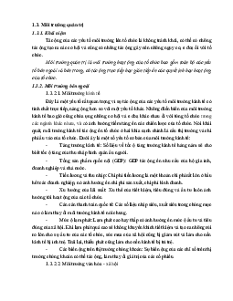 Tài liệu về Môi trường quản trị của môn Quản trị học /Đại học nội vụ Hà Nội
