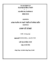 Báo cáo Đánh giá và giải pháp nâng cao hiệu quả đầu tư môn Kinh tế vĩ mô | Đại học Đồng Tháp