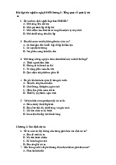 Bài tập trắc nghiệm Chương 1-6: Quản lý dự án | Đại học Kinh tế kỹ thuật công nghiệp