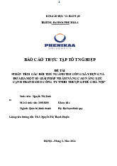 Phân tích các đối thủ ngành thi công xây dựng và đưa ra một số giải pháp nhằm nâng cao năng lực cạnh tranh cho Công ty TNHH Thượng Phúc Hà Nội | Đề cương báo cáo thực tập tốt nghiệp