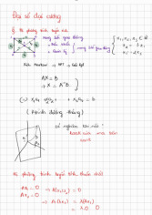 Đại số ma trận cơ bản - Tài liệu ôn tập | Môn Hình học và Đại số tuyến tính - Đại học Cần Thơ