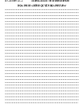 Học phần chính quyền địa phương | Học viện Hành chính Quốc gia