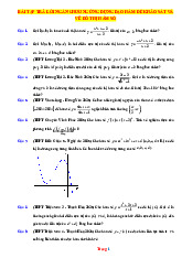 50 Bài Tập Trả Lời Ngắn Chương Ứng Dụng Đạo Hàm Để Khảo Sát Và Vẽ Đồ Thị Lớp 12 Giải Chi Tiết