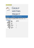GROUP WRITING PROJECT  - Tài liệu tham khảo | Đại học Hoa Sen