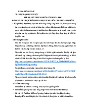 Hướng dẫn viết bài Nghiên cứu khoa học sinh viên Khoa Tiếng Pháp môn Nghiên cứu khoa học | Trường Đại học Hà Nội