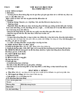 Giáo án dạy thêm ngữ văn lớp 7 cánh diều