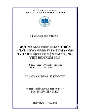 Các giải pháp Marketing cho Công ty TNHH Dịch vụ Vận tải Trung Việt môn Nghiên cứu về Marketing | Trường Đại Học Tây Nguyên