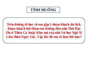 Giáo án điện tử Địa lí 6 Bài 4 Chân trời sáng tạo: Lược đồ trí nhớ