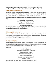 Điệp từ là gì? Các loại điệp từ và ví dụ về phép điệp từ- Ngữ văn 7