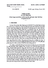 Về xây dựng và phát huy vai trò của đội ngũ doanh nhân Việt Nam trong thời kỳ - Kinh tế Chính trị Mác-Lê Nin (KTCT01) | Đại học kinh tế quốc dân NEU