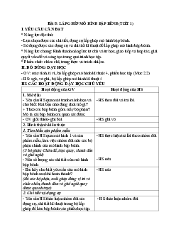 Giáo án Công nghệ lớp 4 Bài 8 | Kết nối tri thức