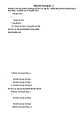 Điện Tử Tương Tự 1 - Chương 3: Câu Hỏi Ôn Tập và Giải Đáp | Đại học Điện lực