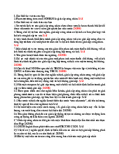 Đáp án Môn Chủ nghĩa xã hội khoa học | Trường Cao đẳng Kinh tế Kế hoạch Đà Nẵng