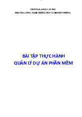 Bài Tập Thực Hành Quản Lý Dự Án Phần Mềm | Môn Mạng máy tính - Đại học Cần Thơ