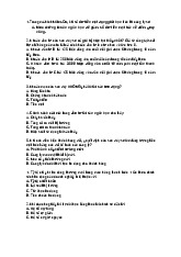 Trắc nghiệm tài chính tiền tệ | Trường Đại học Thương Mại