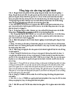 Bài tập đúng sai môn Tài chính doanh nghiệp 1 | Học viện Ngân Hàng