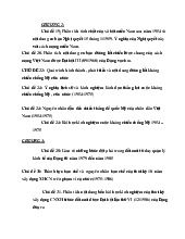Tổng hợp các câu hỏi chủ đề môn lịch sử nhà nước và pháp luậtnước và pháp luật