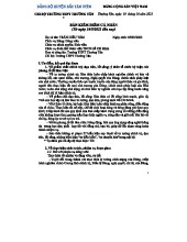 Bản kiểm điểm cá nhân - TRƯỜNG THPT THƯỜNG TÂN