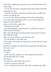 Mâu thuẫn là nguồn gốc, động lực của sự vận động và phát triển- Triết học Mác Lenin| Đại học Kinh Tế Quốc Dân