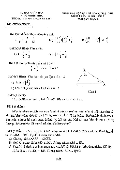 Đề kiểm tra học kỳ 1 Toán 7 năm 2018 – 2019 phòng GD và ĐT Hóc Môn – TP. HCM