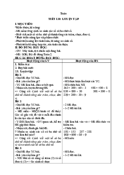 Giáo án Toán 2 sách Kết nối tri thức với cuộc sống (Cả năm) | Tuần 27