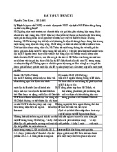 Bài tập lý thuyết môn Bảo mật thông tin | Trường Đại học Bách Khoa Hà Nội