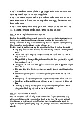 Câu hỏi quản trị học căn bản | Trường đại học kinh tế - luật đại học quốc gia thành phố Hồ Chí Minh