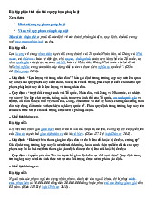 Bài tập phân tích cấu trúc quy phạm pháp luật | Giáo dục công dân 12