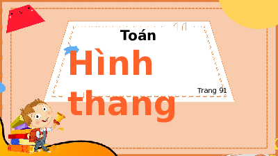 Giáo án điện tử Toán 5 Cánh diều: Hình thang