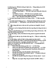 Câu hỏi ôn tập Ngoại bệnh lý Răng hàm mặt | Trường đại học kinh doanh và công nghệ Hà Nội