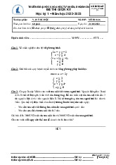 Đề thi giữa HKI học phần Vận trù học năm 2024 - 2025 | Trường Đại học Khoa học tự nhiên, Đại học Quốc gia Thành phố Hồ Chí Minh